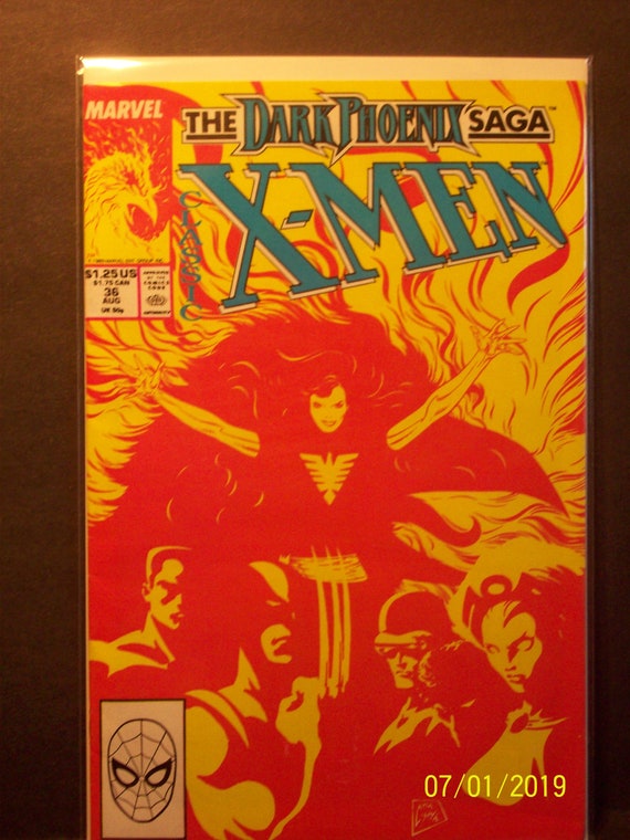 Vintage Comic Book Classic X Men 36 Dark Phoenix Saga Vg Vf Etsy