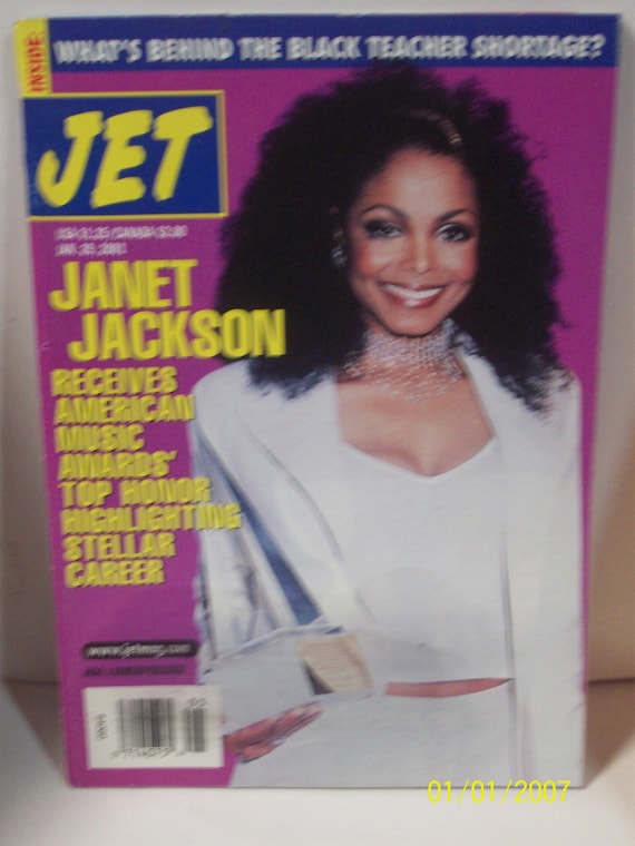 Janet Jackson American Music Award Jet Magazine Jan 29, 2001