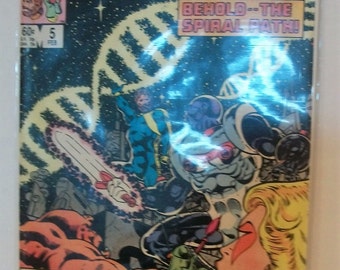 1985 Los micronautas Los nuevos viajes #5 El camino final Buena-VG Condición Vintage Marvel Comic Book