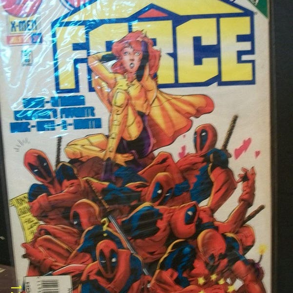 X-Force #56 Too Many Deadpools Onslaught Update Inside  VG-VF Vintage Marvel Comic Book 1996
