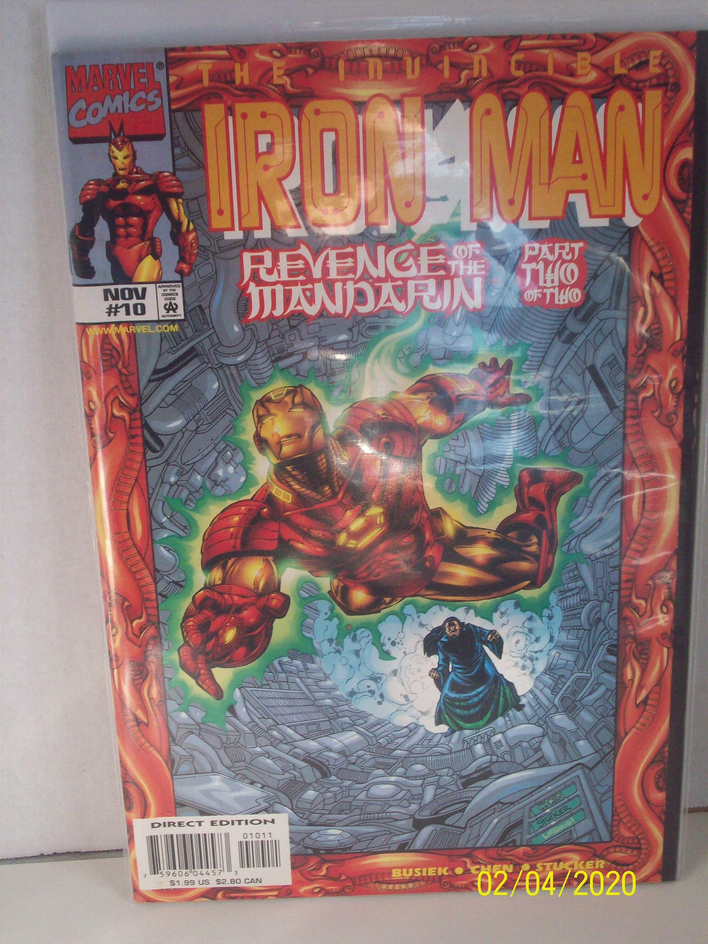 Fantastic Four 1998 series # 10 near mint comic book Fantastic Four 1998 series # 10 near mint comic book