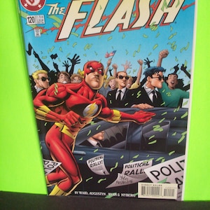 Flash #120 (2nd Series)  Presidential Race Pt 1  VF-NM Unread Condition Vintage comic book 1996 DC Comic Book Great Gift Idea