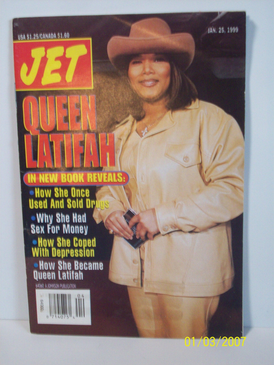 Queen Latifah Jet Magazine Jan 25, 1999 Vintage African American