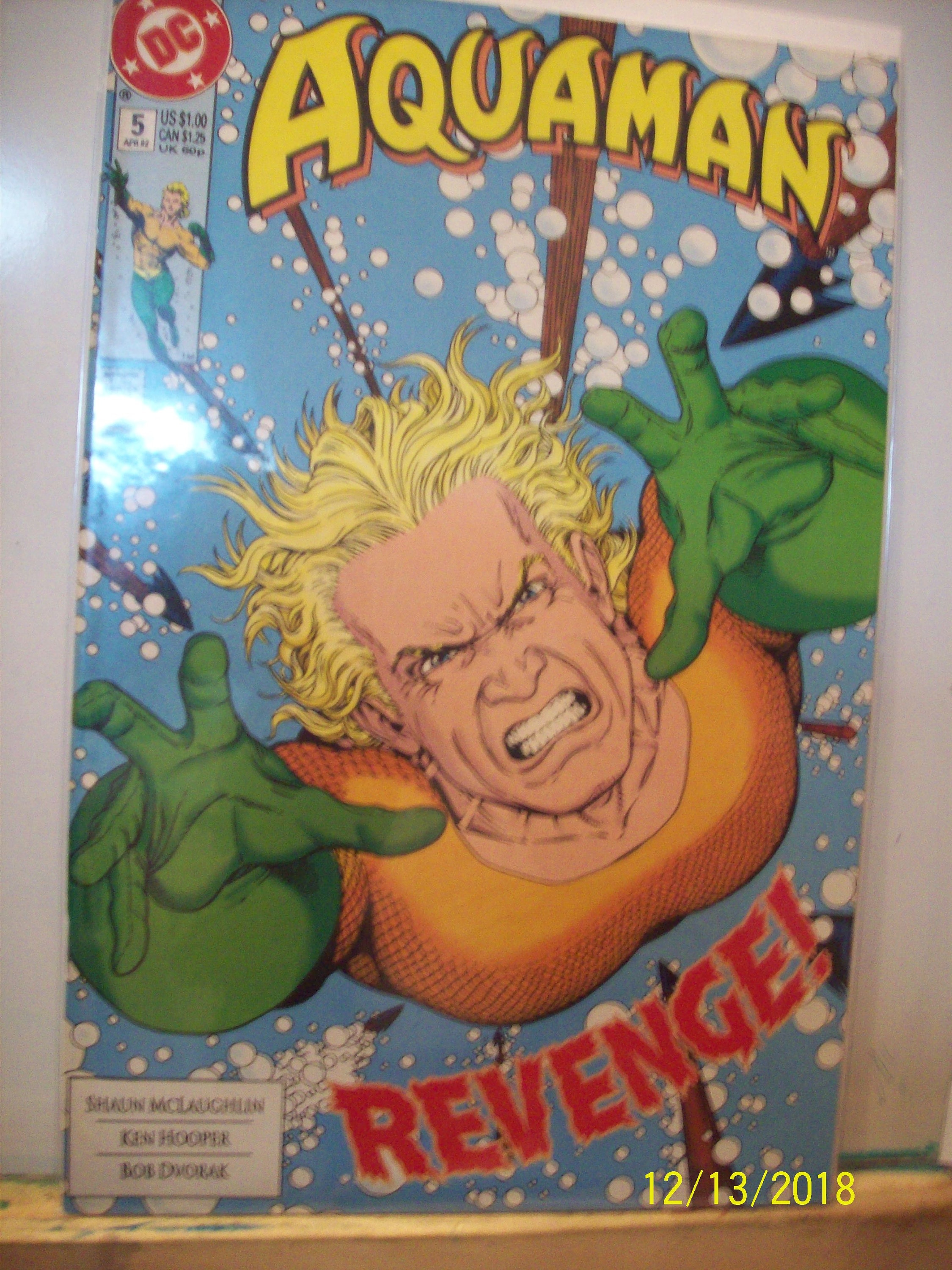 Aquaman 5 2nd Series Aqualad Manta New Titans Vf Nm Etsy