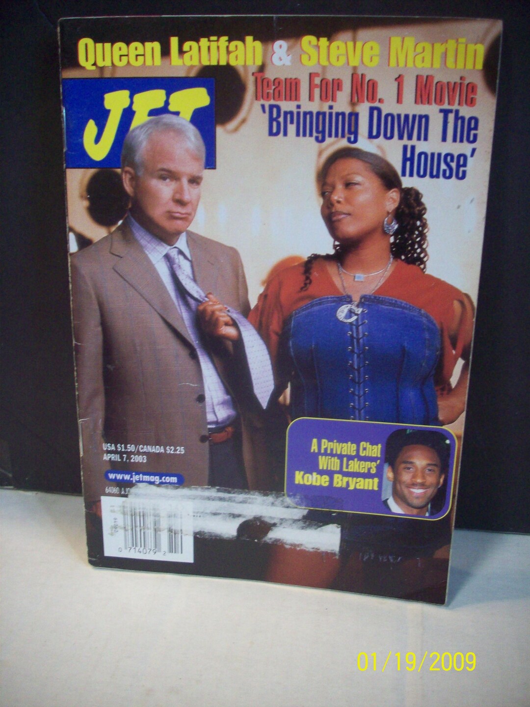 Queen Latifah & Steve Martin Movie Jet Magazine April 7, 2003 Vintage