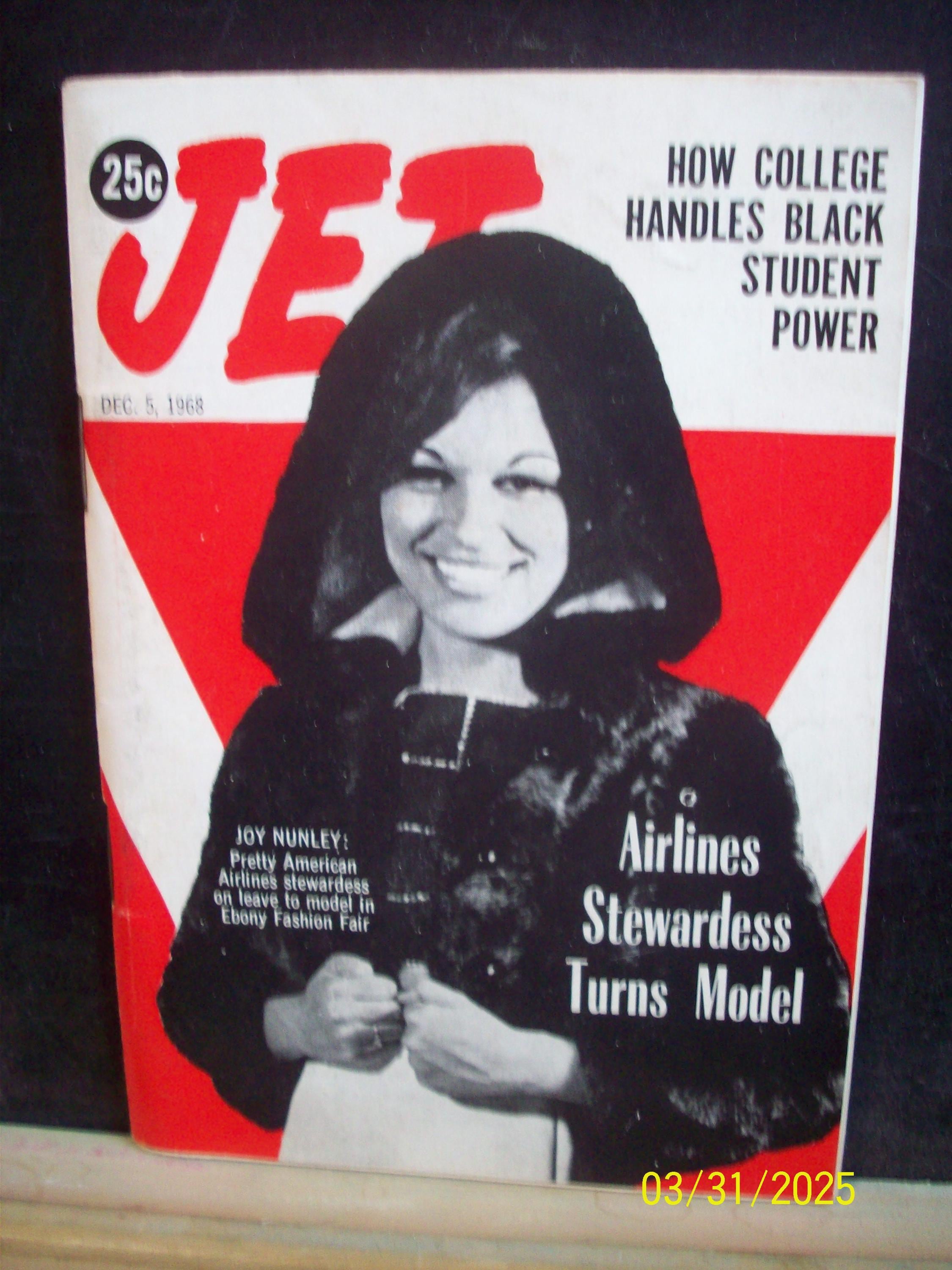 Airline Stewardess Turns Fashion Fair Model Jet Magazine Dec 5