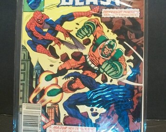 Marvel Team-Up #124 Spider-Man y la Bestia contra el Profesor Power. En muy buen estado, sin leer. Cómic clásico de Marvel de 1982.
