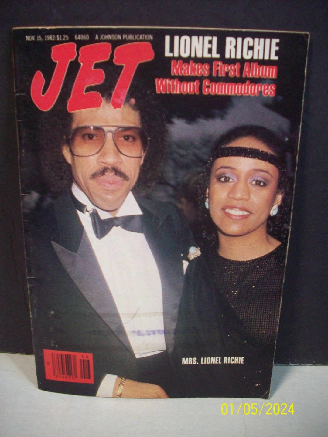 Lionel Ritchie and Wife Jet Magazine Nov 15,1982 Vintage African ...