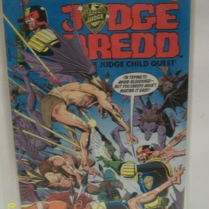 1984 Eagle Comics Judge Dredd The Judge Child Quest #2 September VF-NM  2 of 5 Issue Meg-Series Vintage  Unread Brian Bolland Comic Book