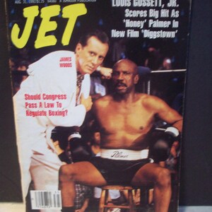 James Woods  Lou Gossett Diggstown  On Cover Jet Magazine Aug 31 1992 Vintage  African American Magazine /Crafts  Black History Project