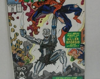 Web of Spider-Man #79 (1991): Killer Android, VF Condition