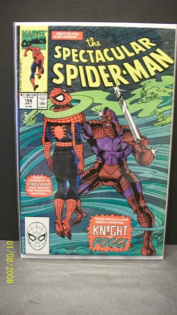 Buy Spectacular Spider-man 166 Origin of Knight and Fogg VG Has Online in  India - Etsy