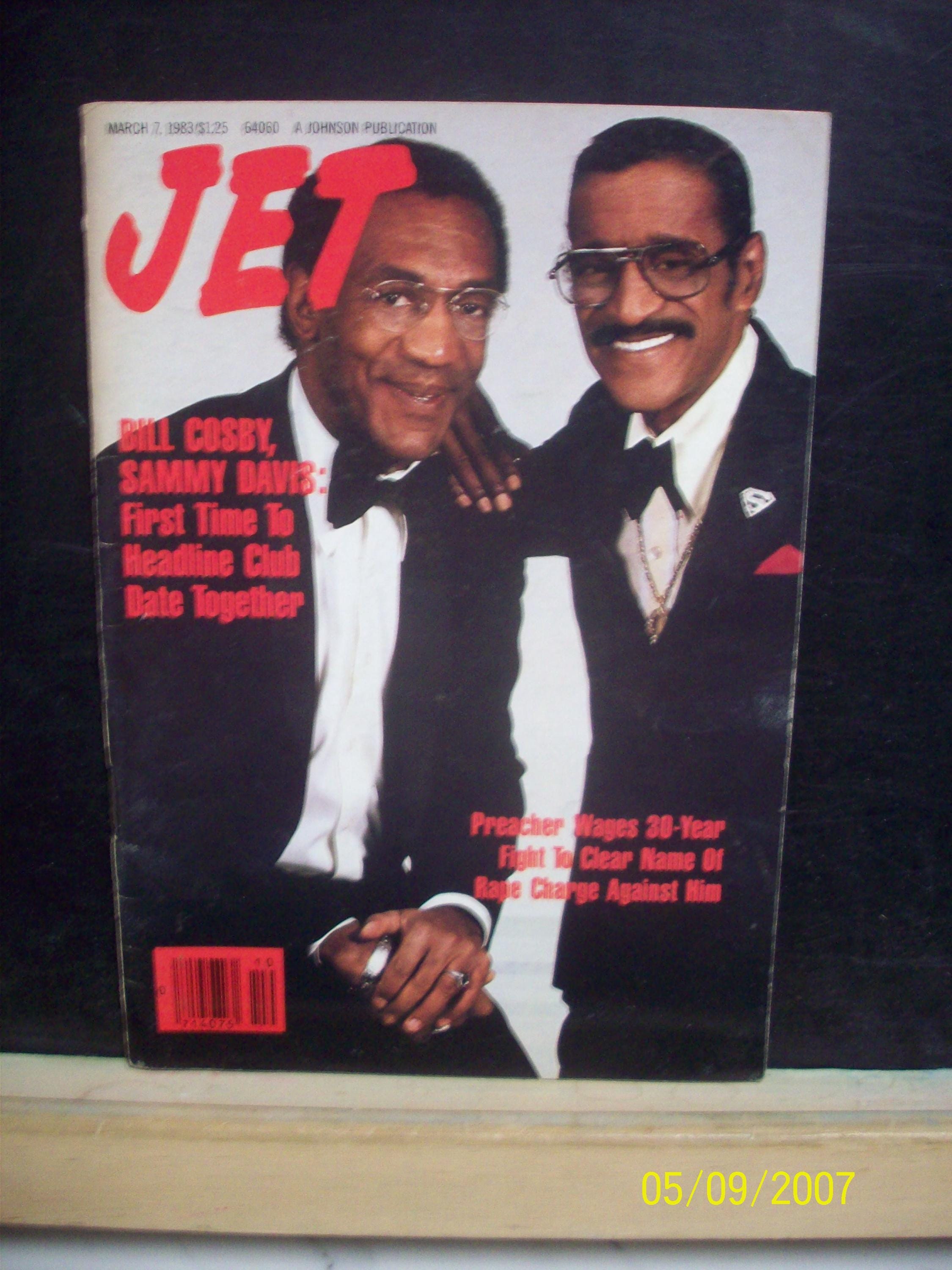 Bill Cosby Sammy Davis Jr Jet Magazine March 7,1983 Vintage