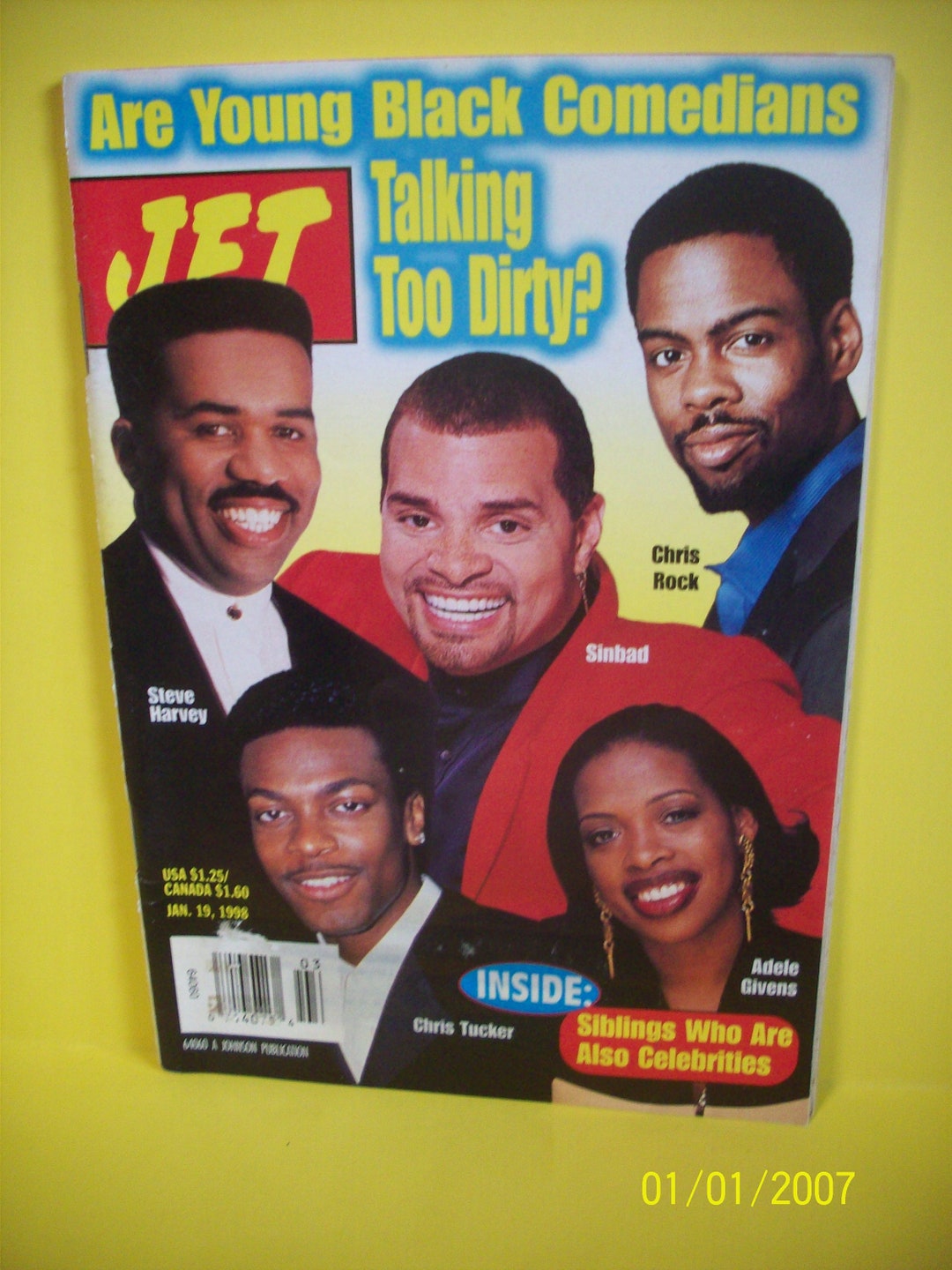 若い黒人コメディアンは下品なことを言い過ぎているのか？ Jet Magazine 1998年1月19日 ヴィンテージアフリカ系アメリカ人雑誌  アート/クラフト 黒人歴史プロジェクト - Etsy 日本, image size:1080x1440