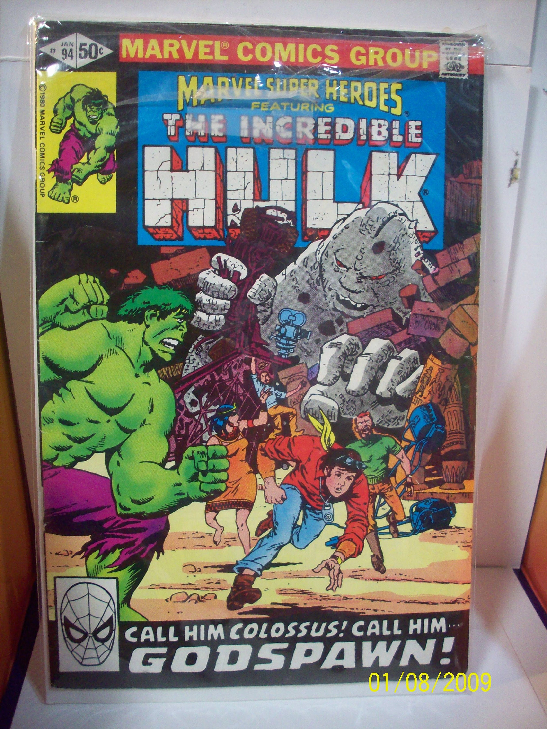 入手困難！ MARVEL ハルク 1974年製ビンテージ アメトイ HULK 1980 Marvel Super Heroes Featuring the Incredible Hulk #94