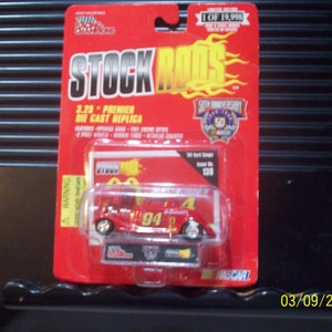 Nascar Stock Rods #1S Red Bill Elliott DDR 37 Ford Coupé #NASCAR 50Th Ann Series 1998 Racing Champsängers New on Card