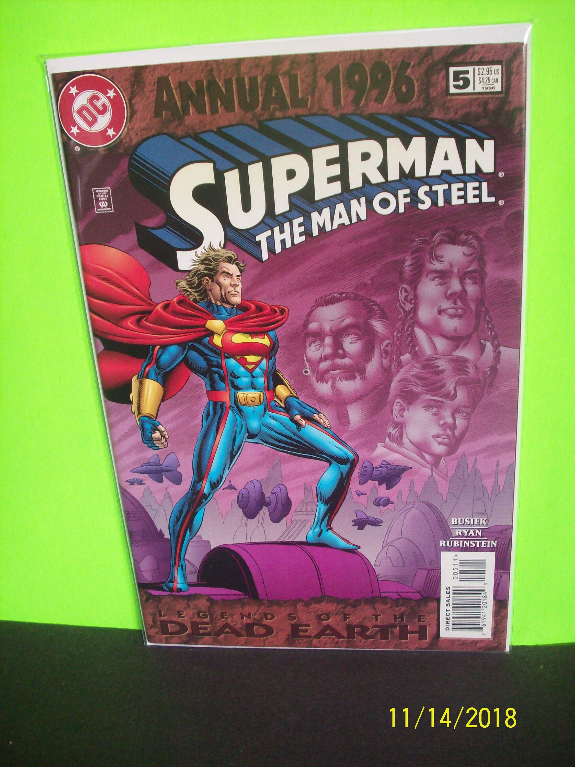 The Man From Earth Vostfr Superman Man of Steel Annual 5 Legends of Dead Earth VF-NM - Etsy New Zealand