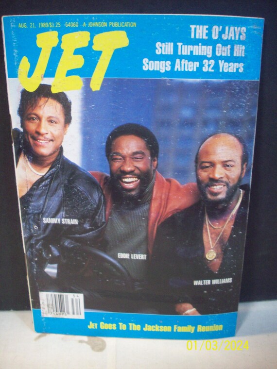 The Ojays Soul Group Celebrate 32 Years Jet Magazine Aug 28,1989