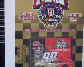 50th Anniversary Tim Flock 1/64 NASCAR Gold 300 Car 1 of 5000 Racing Champions