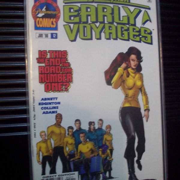 Star Trek Early Voyages #12 Number One  Offered Her Own Ship  VF-NM Unread  Cond 1997  Marvel  Comics  Vintage Comic Book Great Gift Idea