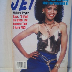 Marilyn McCoo  Solid Gold Host Jet Magazine Dec 8,19861 Vintage African American Magazine ArtsCrafts Black History Project Gift Idea