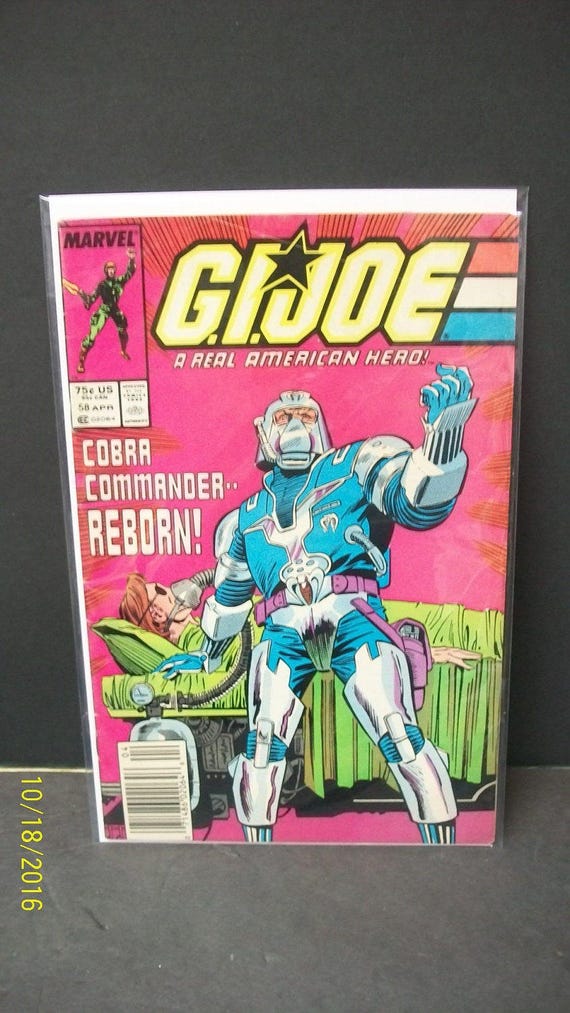 #58 GI Joe UNREAD LOT Of 10! 1982 Cobra Commander Armor