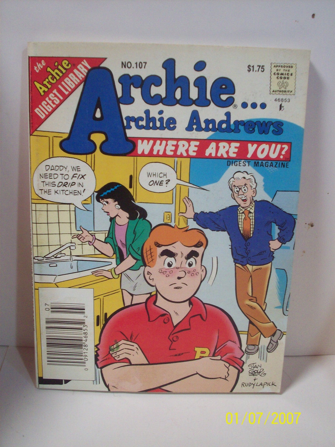 Archie Digest Archie Andrews Where Are You 107 Archie,veeronica,mr ...