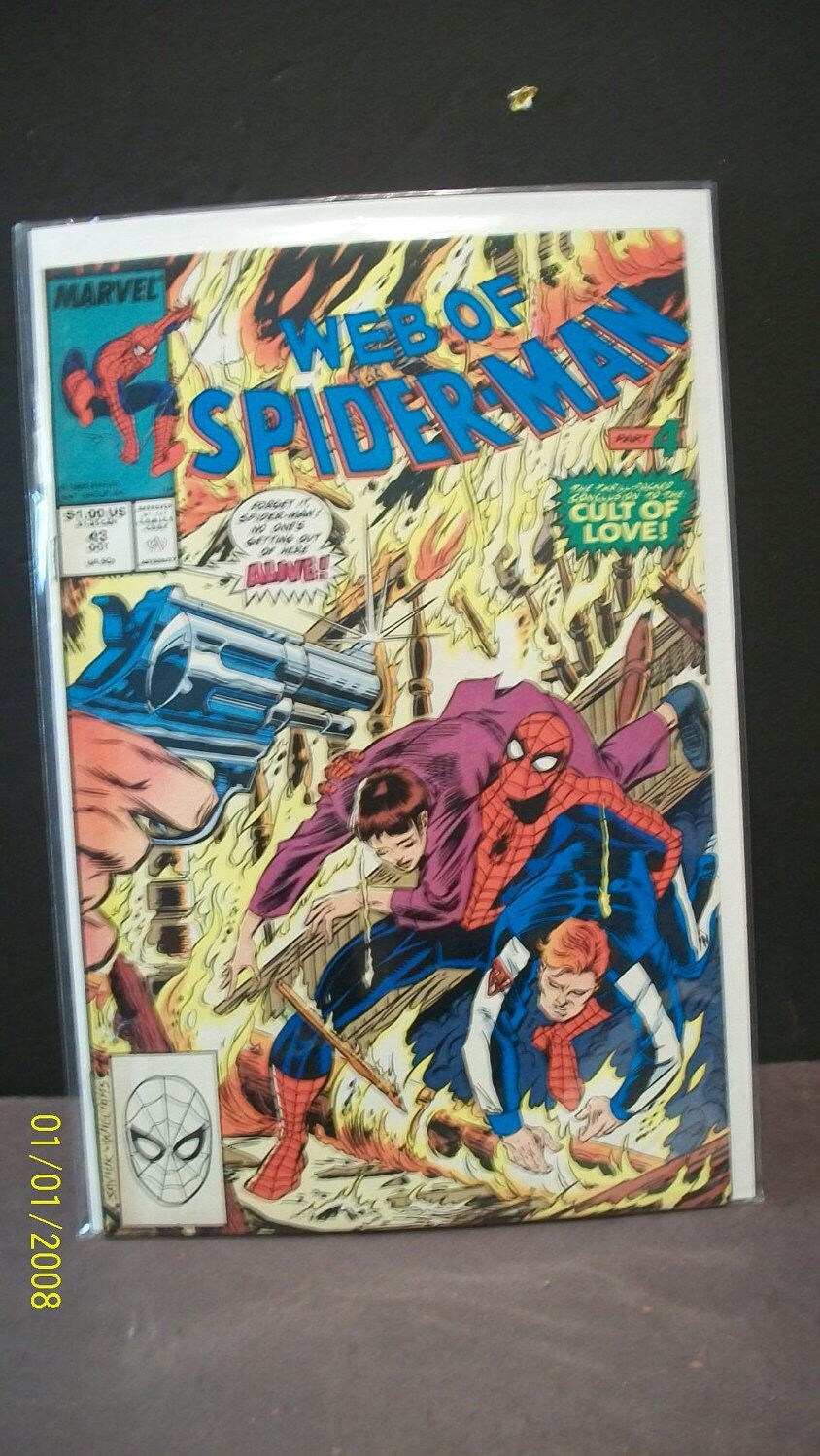Spiderman 1988 Web of Spider-man #43 Cult of Love Part 4 VF-NM