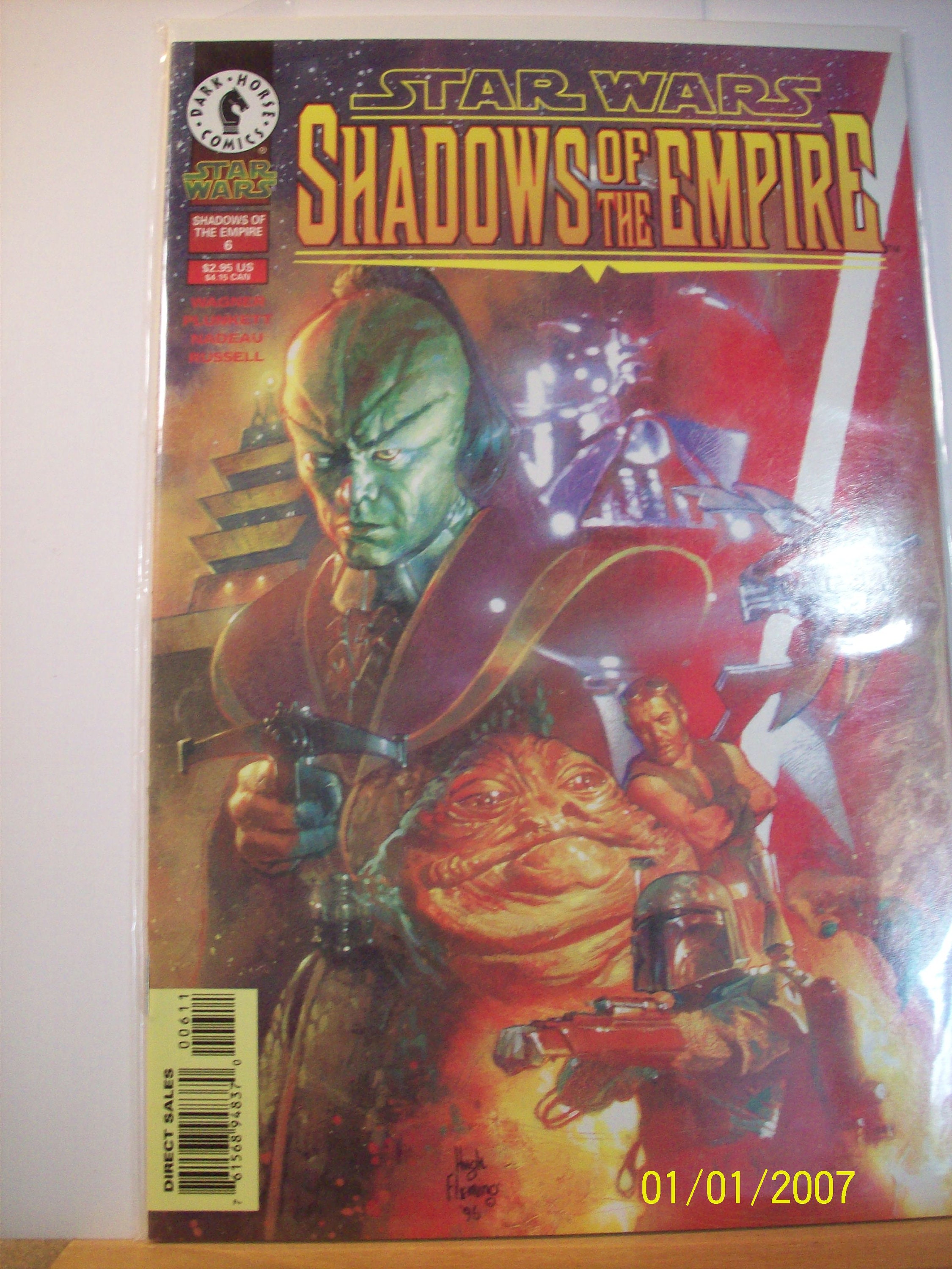 Star Wars Shadows of the Empire #6 Prince Xizor,jabba the Hutt