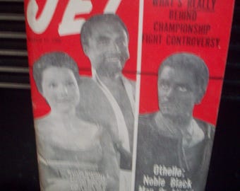 Revista Jet, 17 de marzo de 1966, Othello Noble, hombre negro o idiota, revista de bolsillo afroamericana vintage, artes y manualidades, historia afroamericana