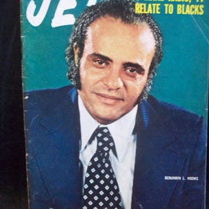 Benjamin L Hooks Radio TV Relate To Blacks Jet Magazine Dec 21  1972 Weekly African American News Digest Magazine
