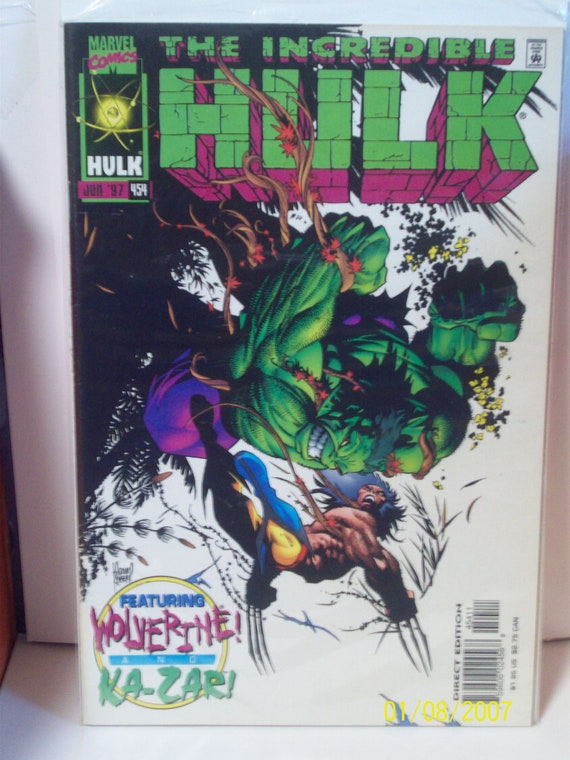 The Incredible Hulk Comic Wolverine
