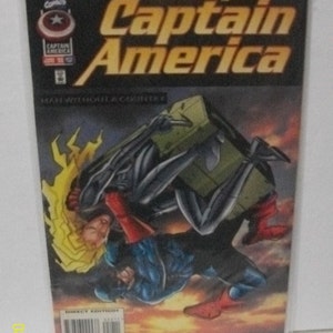 キャプテン・アメリカ #452 マン・ウィズアウト・ア・カントリー VG-VFine - 未読 マーベルコミック 1996年