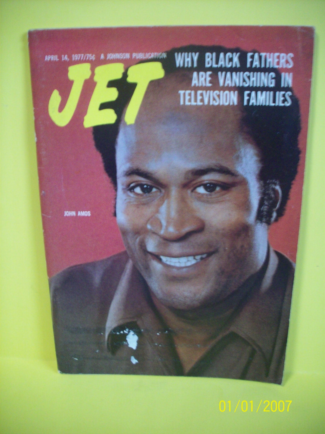 John Amos Good Times Black Fathers Jet Magazine April 14,1977 Vintage