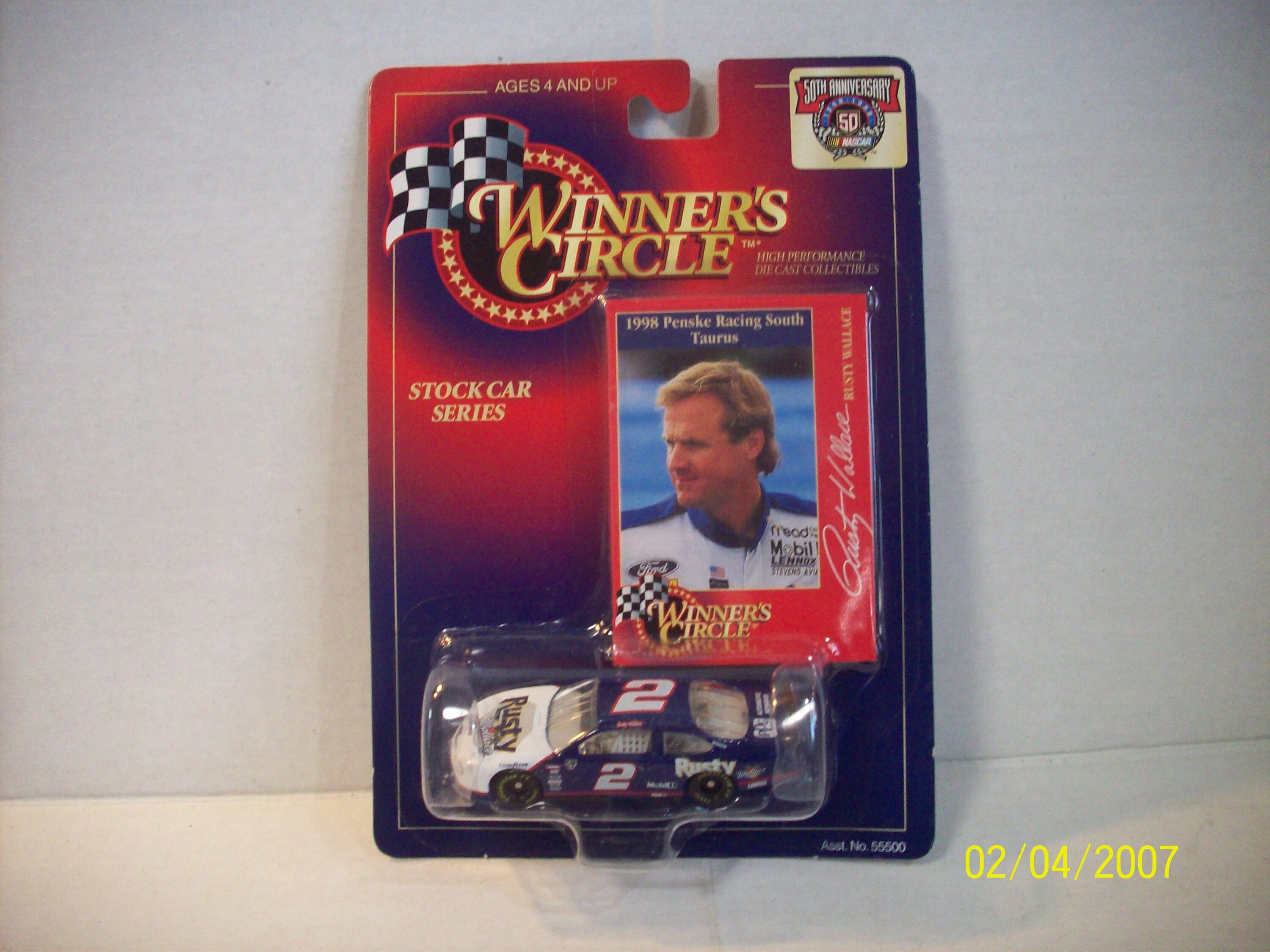 Rusty Wallace NASCAR Winner's Circle 2 Penske Racing - Etsy India