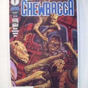 Star Wars Chewbacca #2 Of 4   Mini Series VF-NM Cond 2000 Vintage Comic Book  Dark Horse Comics Great Gift Idea