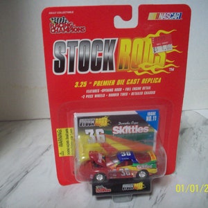 Derrick Cope Nascar Stock Rods #11 Skittles #36 Stock Car 1999 Racing Meister New on Card Tolle Geschenkidee