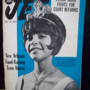 New Orleans Fund Raising Teen Queen Jet Magazine Dec 30, 1965 Vintage African American Pocket Size Magazine Arts/Crafts Black History