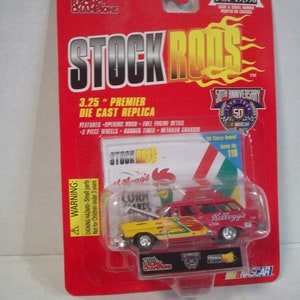 Nascar Stock Rods #118 Terry Labonte Kellogg's 56 Chevy Nomad #5 Nascar 50th Ann Series 1998 Racing Meister New on Card Tolle Geschenkidee