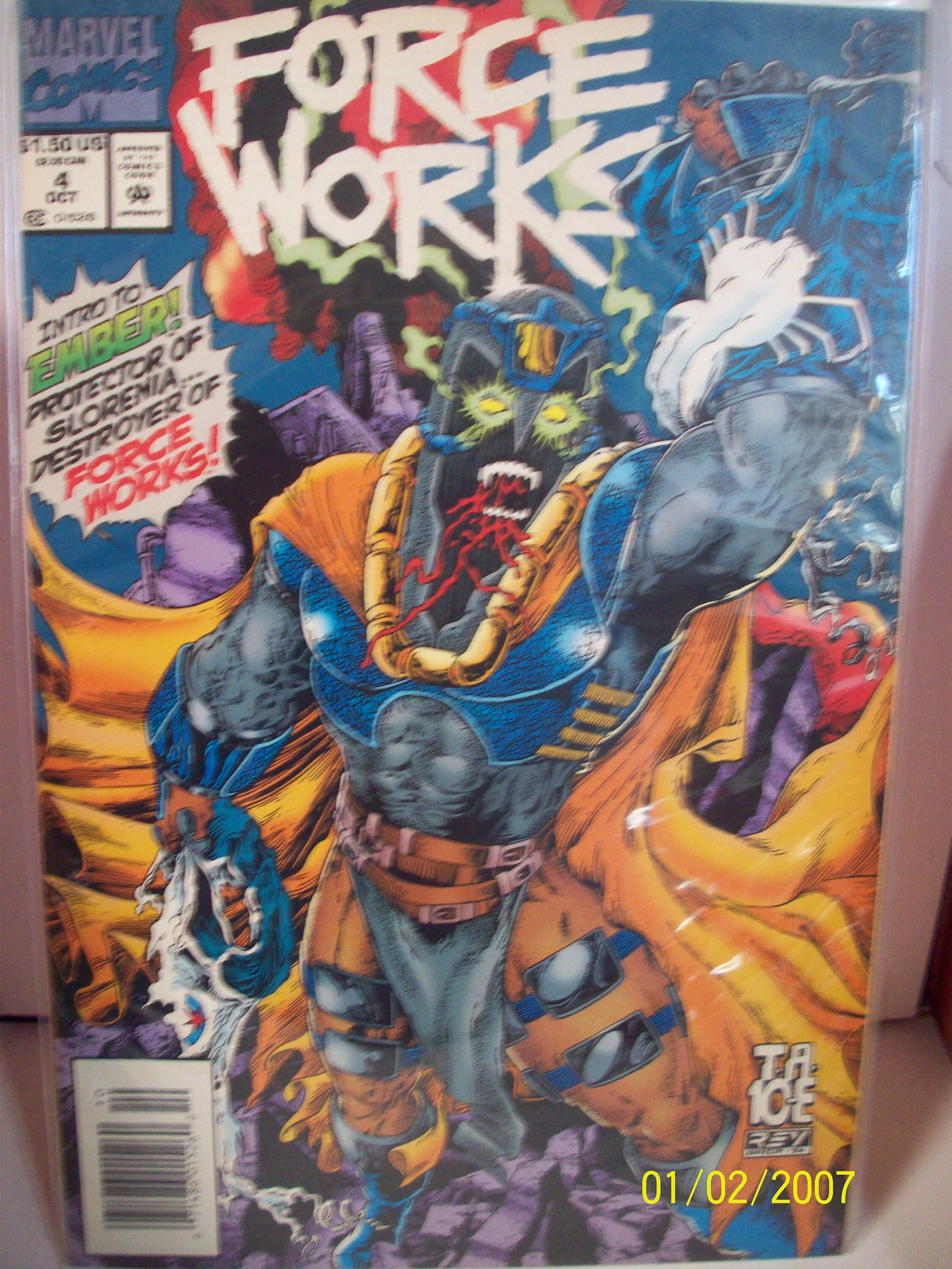 Force Works #4 Avengers Spinoff Comic Intro to Ember VF-NM