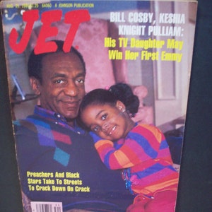 Billy Cosby Keshia Knight Pulliam on Cover  Jet Magazine Aug 25,1986 Vintage  African American Magazine  Arts/Crafts  Black History Project