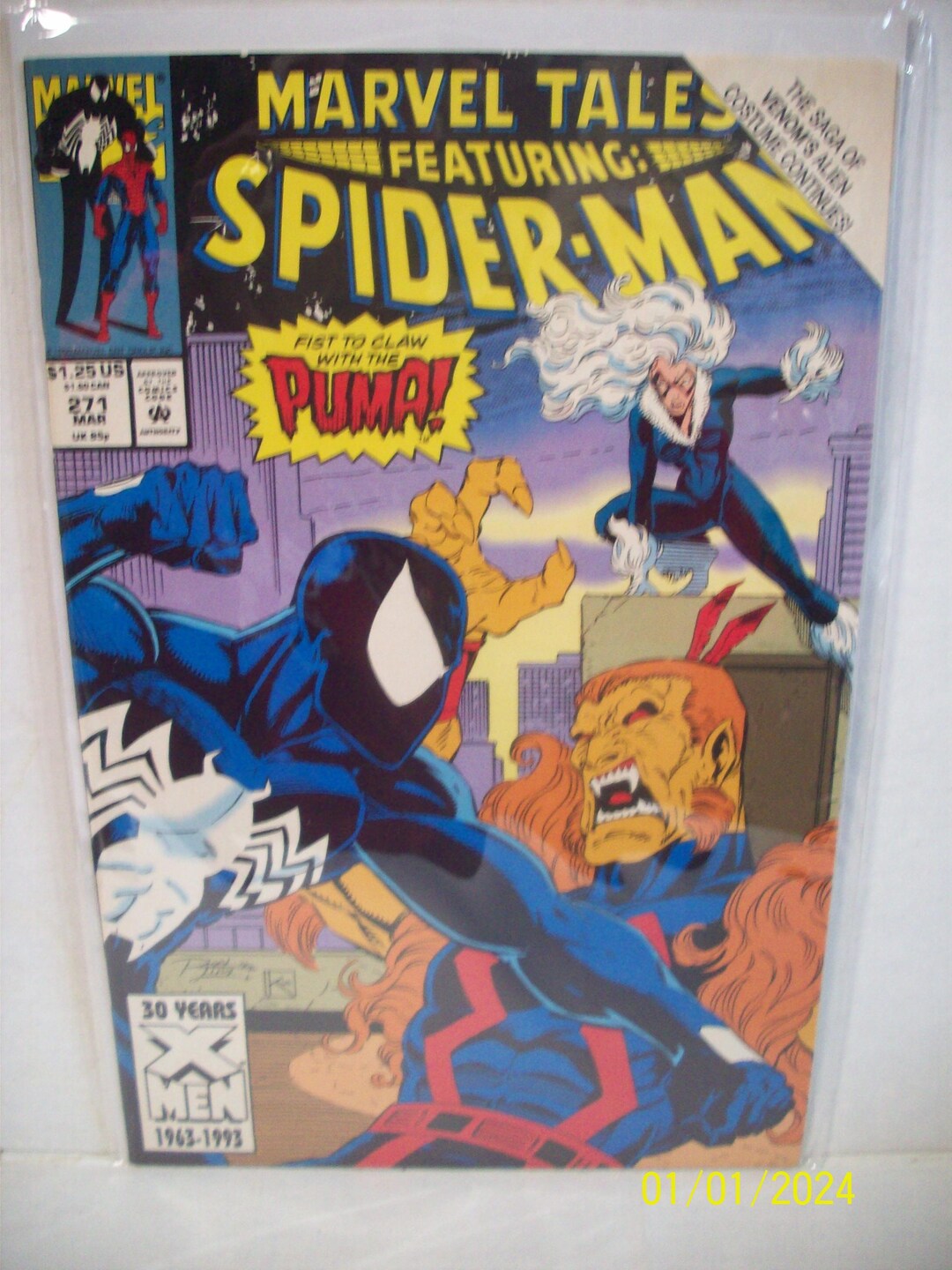 Marvel Tales Featuring Spider-man #271 Puma , Black Cat VF-NM