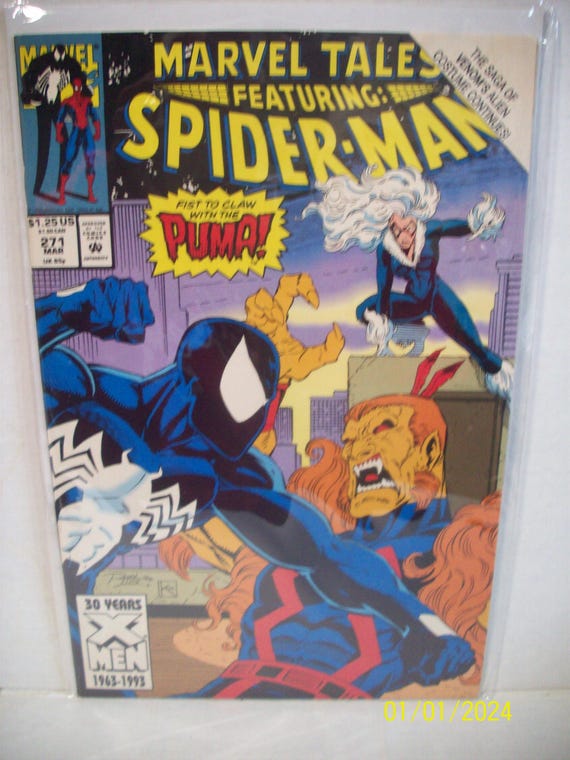Marvel Tales Featuring Spider-man #271 Puma , Black Cat VF-NM