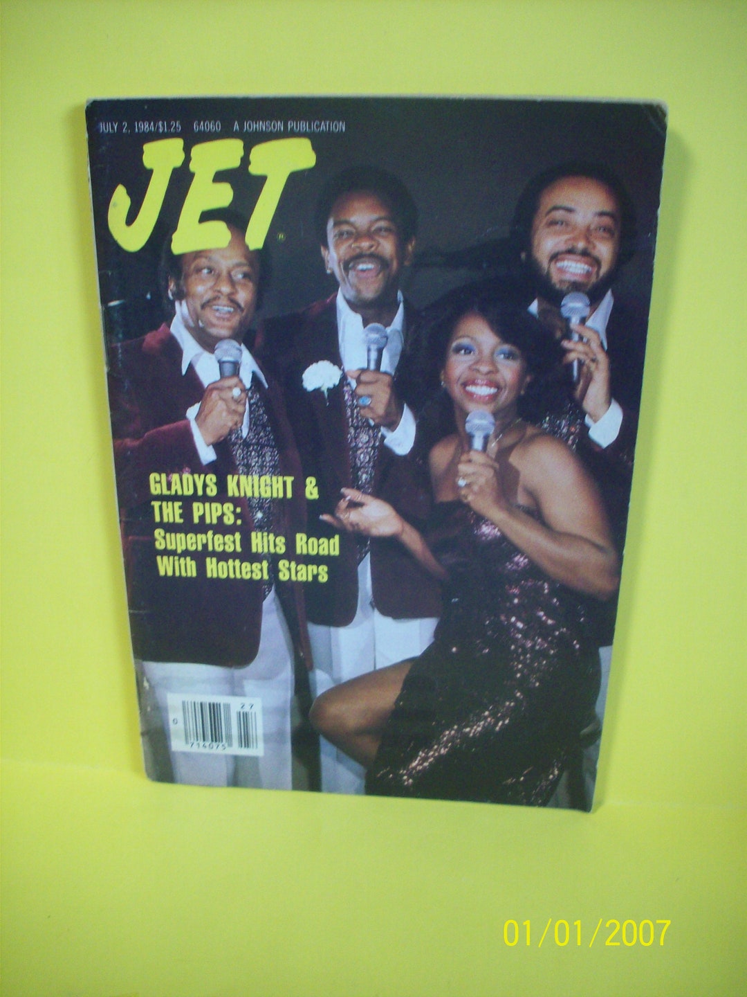 Jet Magazine Gladys Knight Superfest Hits Road on Cover July 2, 1984