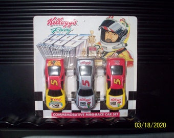 NASCAR Kellogg's Corn Flakes Racing Commemorative Mini-Car Collection 1/64 scale 
