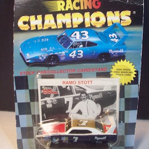Nascar Legends Ramo Stott Daytona #7 1991 Racing Meister 1/64 Diecast Car New on Card Tolle Geschenkidee