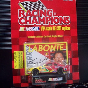 Terry Labonte Nassau Car Flakes Corny Rooster #5 Stock Car 1997 Racing Meistern 1/64 Diecast Car Neu auf Karte Tolle Geschenkidee