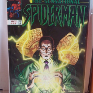 green goblin // norman osborn classic comic mtg card spider-man shadow of green goblin #1