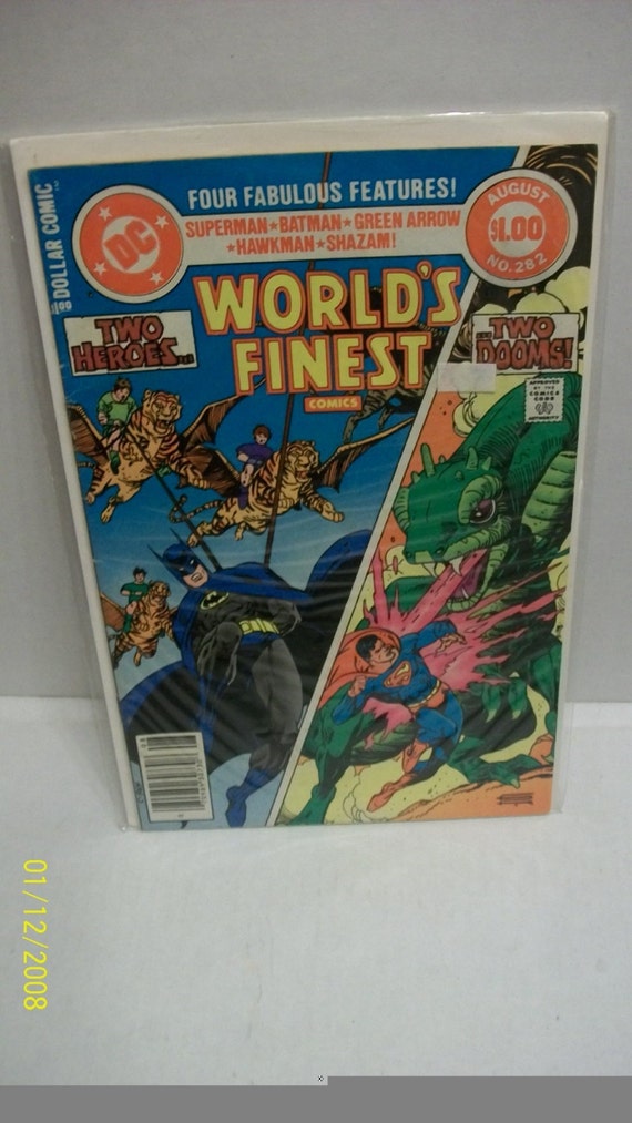 Dc Comics World S Finest Aug 282 Batman Etsy