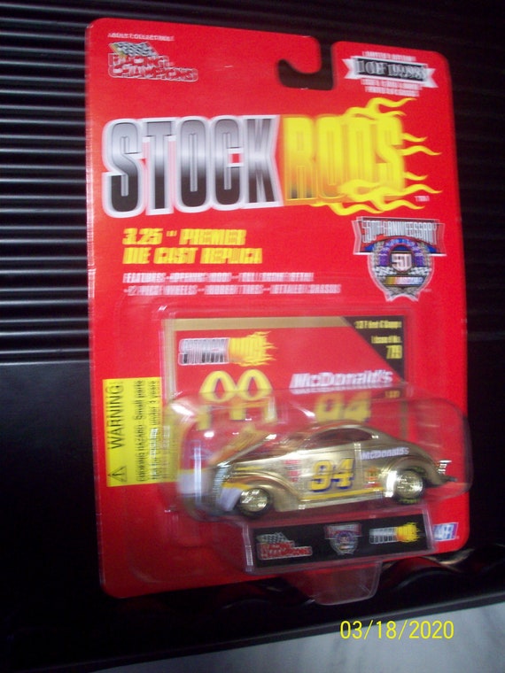 Nascar Stock Rods Gold No 79 Bill Elliott Mcdonalds 94 37 Etsy